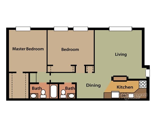 Floor Plans Willow Run Apartments